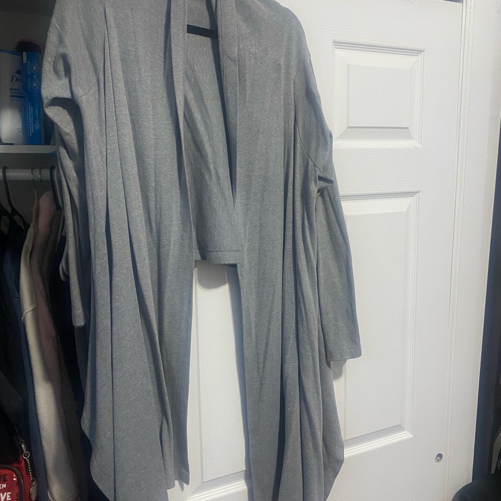 HUE Women's Gray Cape Jacket